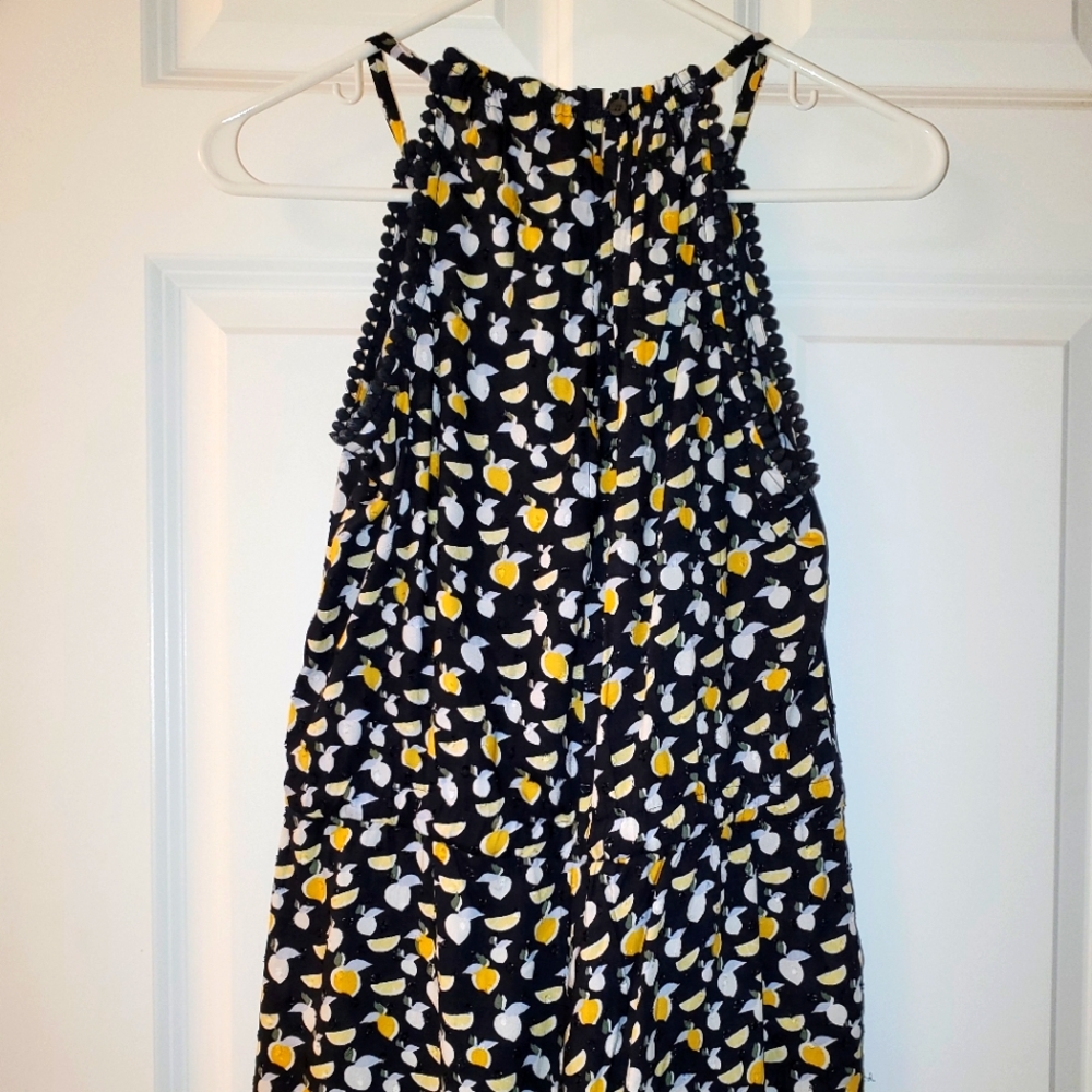 LOFT Lemon Halter Romper